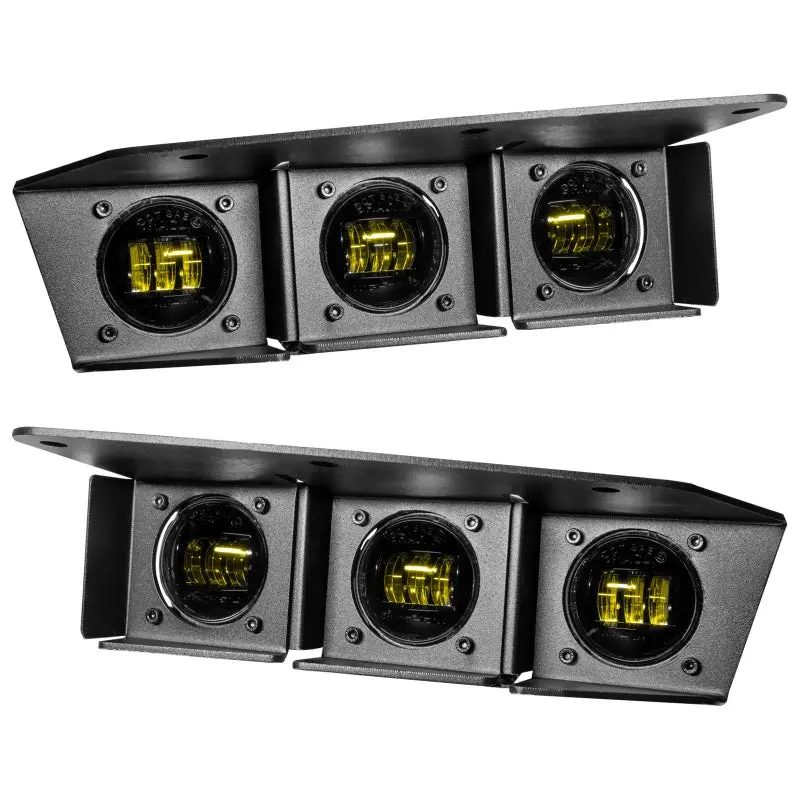 Oracle Lighting 21-22 Ford Bronco Triple Led Fog Light Kit For Steel Bumper - Yellow 1