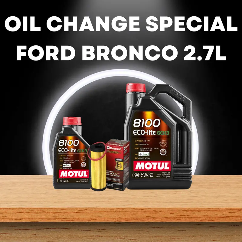 Panda Motorworks Ford Bronco Oil Change Special (2.7) 1