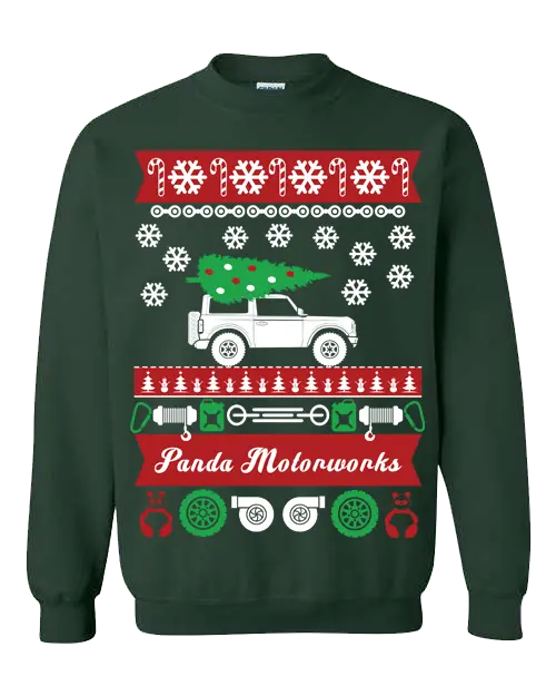 Panda Motorworks Ugly Christmas Sweater 1