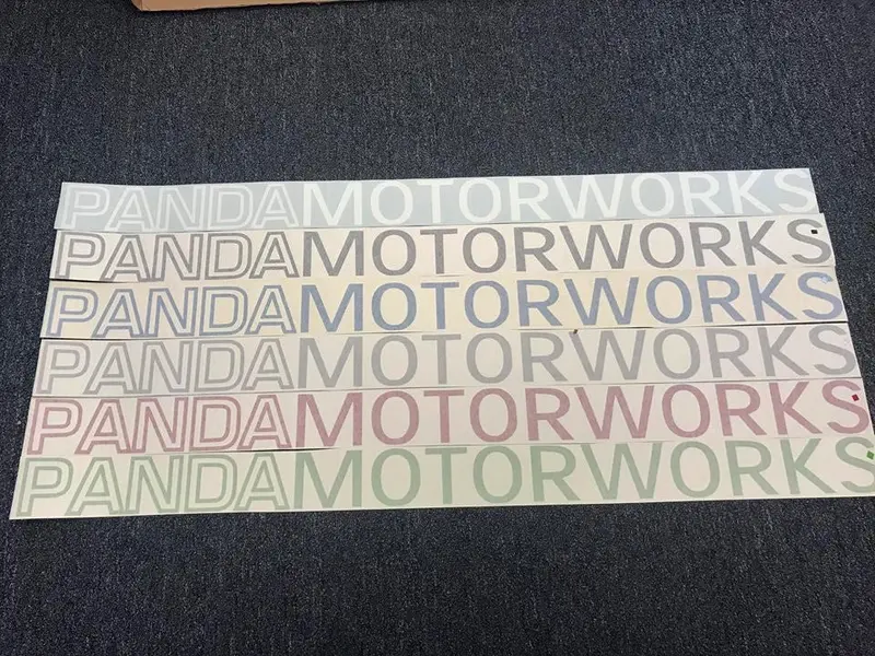 Panda Motorworks Windshield Banner 1
