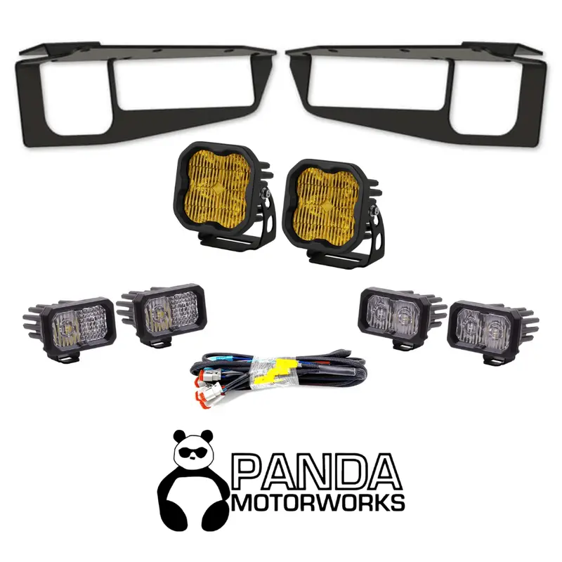 Panda Motorworks X Diode Dynamics Fog Light Flush Pocket Kit 1