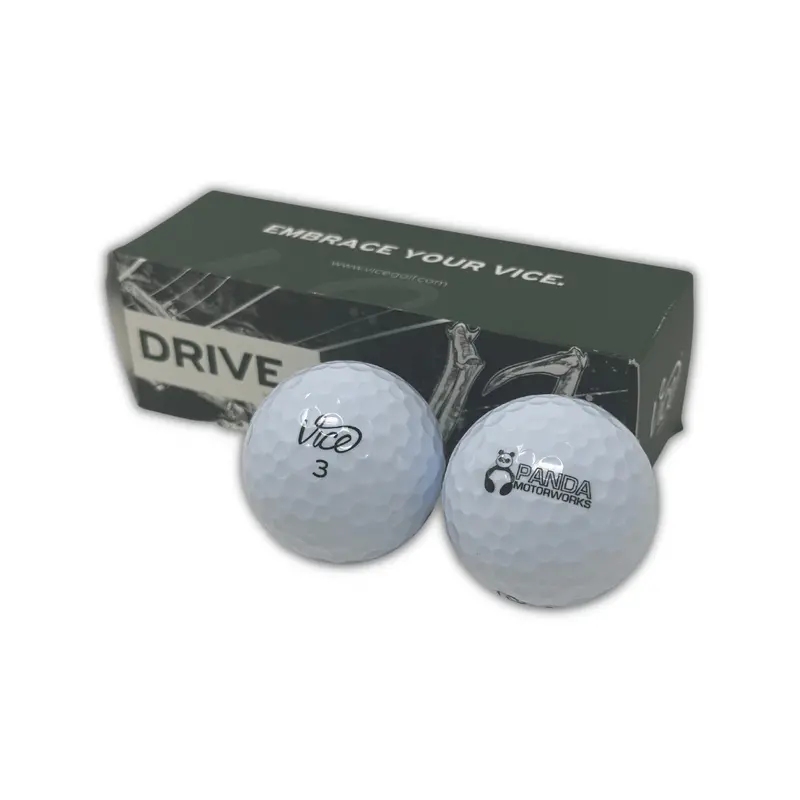 Panda Motorworks X Vice Golf Drive Golf Balls (Sleeve Of 3) 1