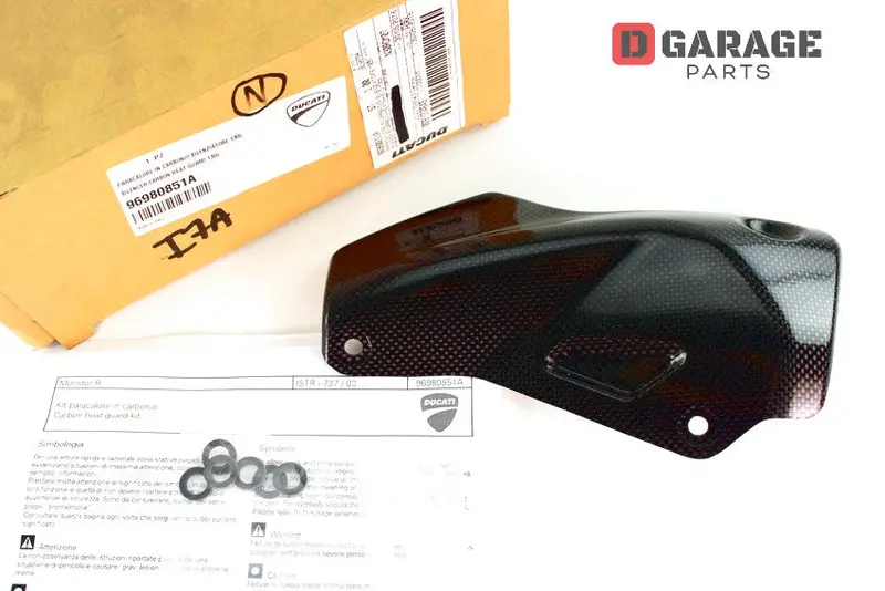 Paracalore Terminale Scarico Carbonio Ducati Performance Monster 1200R 1