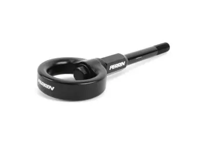 Perrin 02-07 Subaru Wrx/Sti Tow Hook Kit (Front) - Flat Black 1