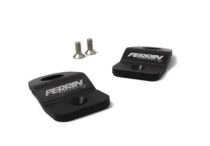 Perrin 08-14 Subaru Wrx Red Upper Radiator Bracket Set 1