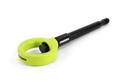 Perrin 08-14 Subaru Wrx/Sti Tow Hook Kit (Front) - Neon Yellow 1