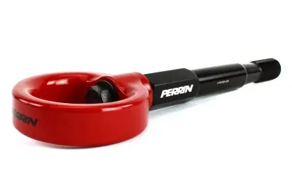 Perrin 15-17 Subaru Wrx/Sti Tow Hook Kit (Front) - Red 1