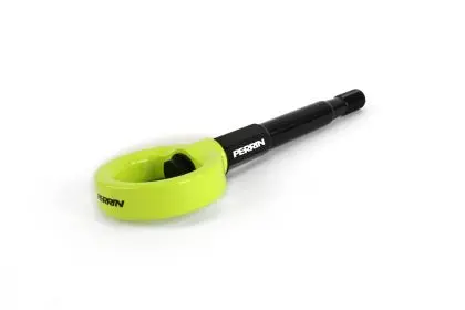 Perrin 15-19 Subaru Wrx/Sti Tow Hook Kit (Rear) - Neon Yellow 1