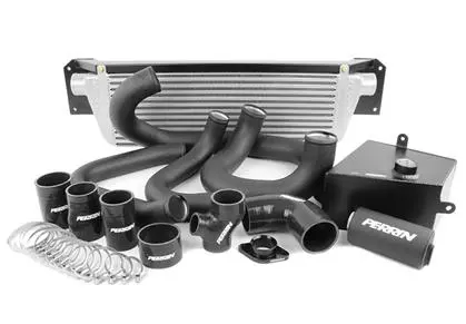 Perrin 15-21 Subaru Wrx Front Mount Intercooler Boost Tubes + Hardware - Black Tubes 1