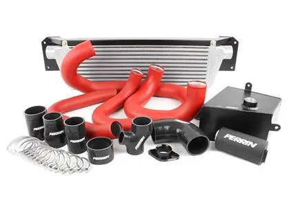 Perrin 15-21 Subaru Wrx Front Mount Intercooler Boost Tubes + Hardware - Red Tubes 1
