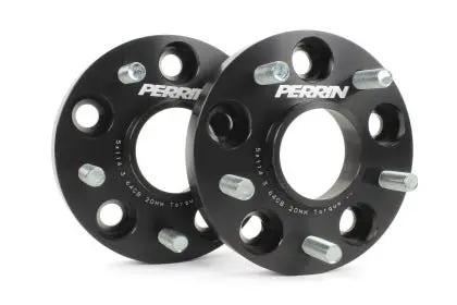 Perrin 17-18 Honda Civic Si 64.1Mm Hub 5X114.3 20Mm Wheel Spacers (One Pair) 1