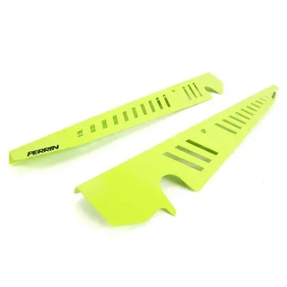 Perrin 2015+ Subaru Wrx/Sti Fender Shroud Set - Neon Yellow 1