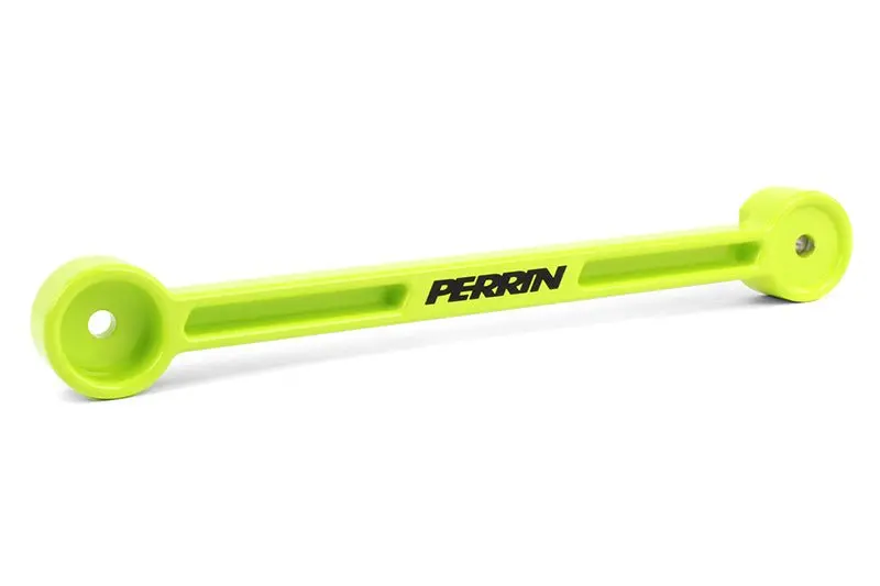 Perrin Subaru Neon Yellow Battery Tie Down 1