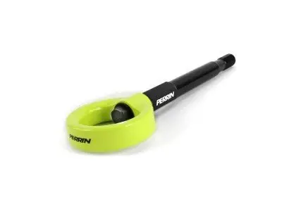 Perrin Tow Hook Kit - Front 13-18 Subaru Forester - Neon Yellow 1