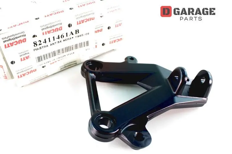 Piastra Pedana Pilota Sinistra Nera Ducati 1198 1