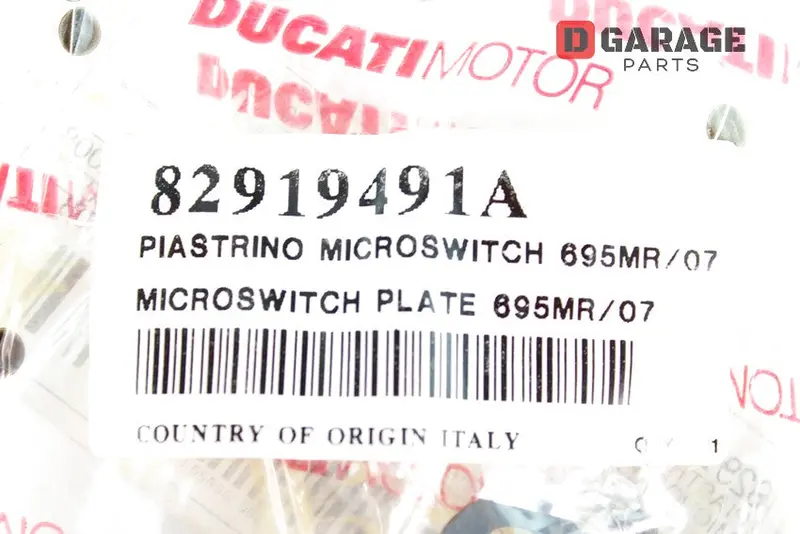 Piastrina Microinterruttore Pompa Freno Ducati Monster 695 2