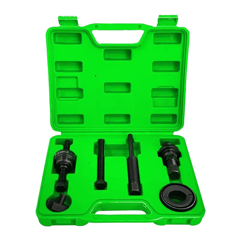 Power Steering Pump Pulley Puller & Installer Set (7Pc) For Ford Gm Chrysler Vw Pressed-On Pump Pulleys Otc 4530 Alt 1