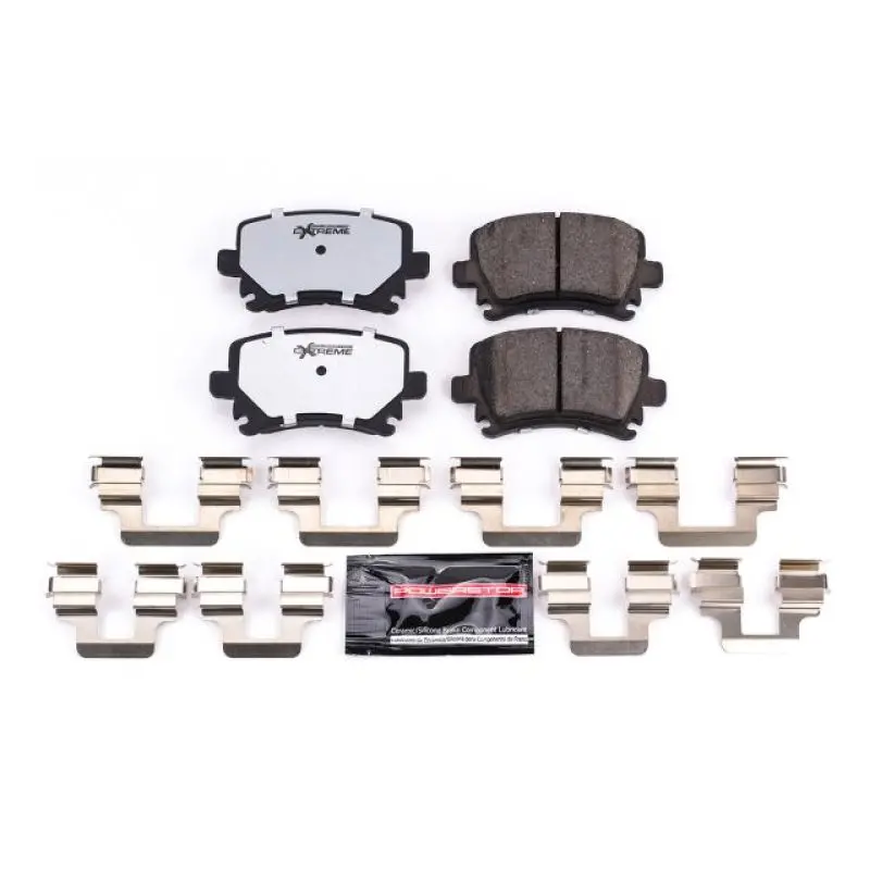 Power Stop 06-09 Audi A3 Rear Z26 Extreme Street Brake Pads W/Hardware 1