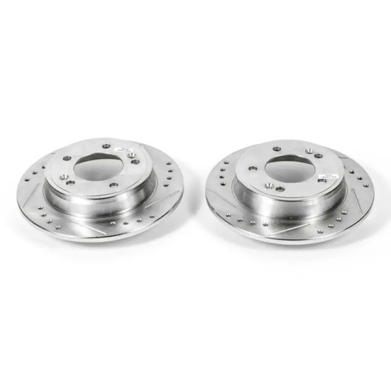 Power Stop 11-19 Hyundai Elantra Rear Evolution Drilled & Slotted Rotors - Pair 1