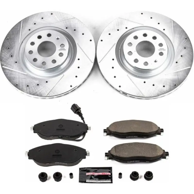 Power Stop 12-17 Volkswagen Cc Front Z23 Evolution Sport Brake Kit 1
