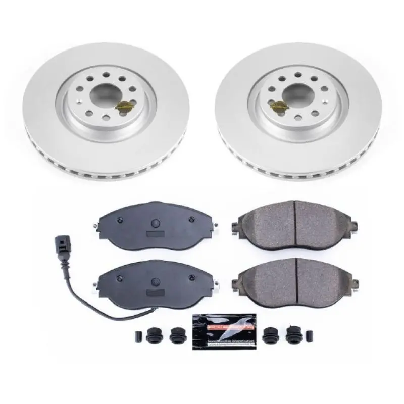 Power Stop 12-17 Volkswagen Cc Front Z23 Evolution Sport Coated Brake Kit 1