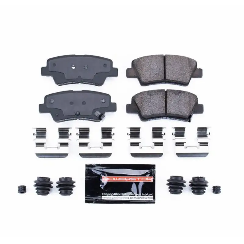 Power Stop 13-16 Hyundai Elantra Gt Rear Z23 Evolution Sport Brake Pads W/Hardware 1