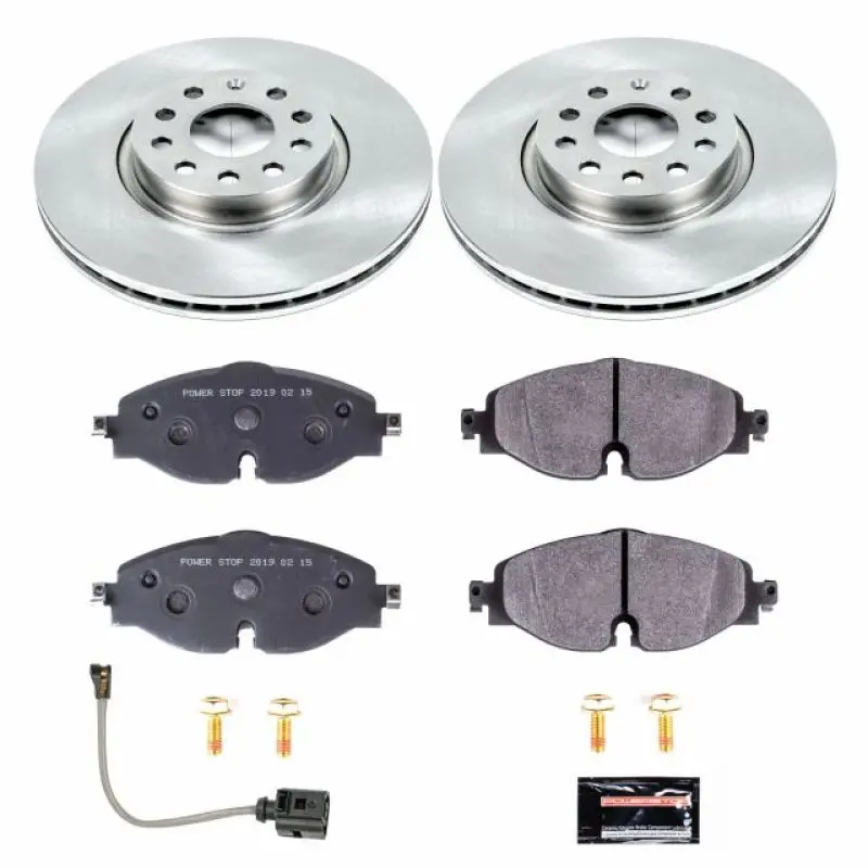 Power Stop 15-18 Audi A3 Front Track Day Spec Brake Kit 1
