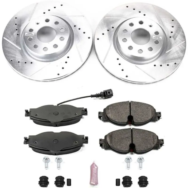Power Stop 15-18 Audi A3 Front Z23 Evolution Sport Brake Kit 1
