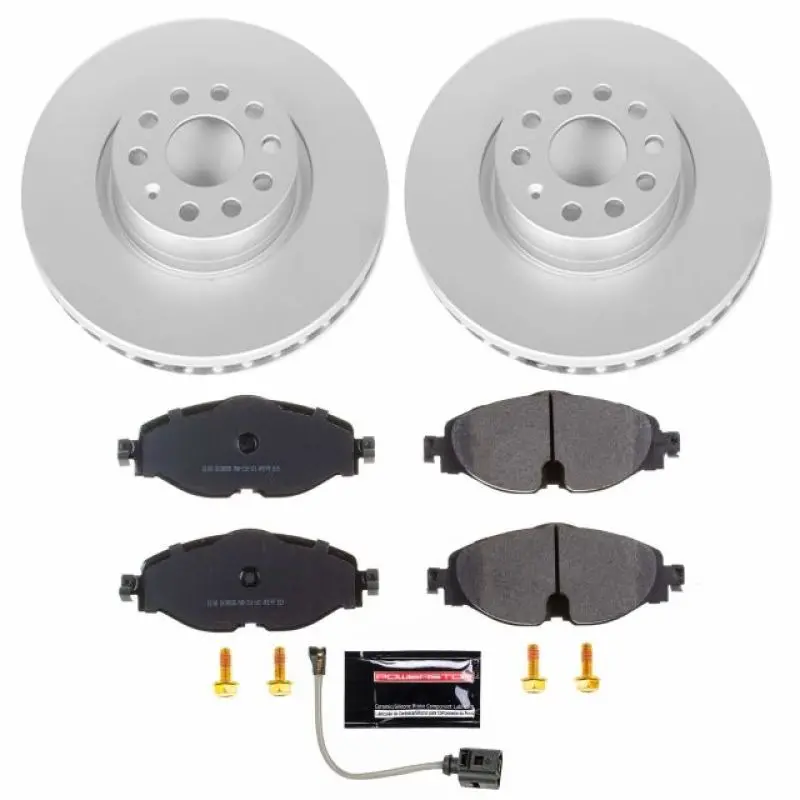 Power Stop 15-18 Audi A3 Front Z23 Evolution Sport Coated Brake Kit 1