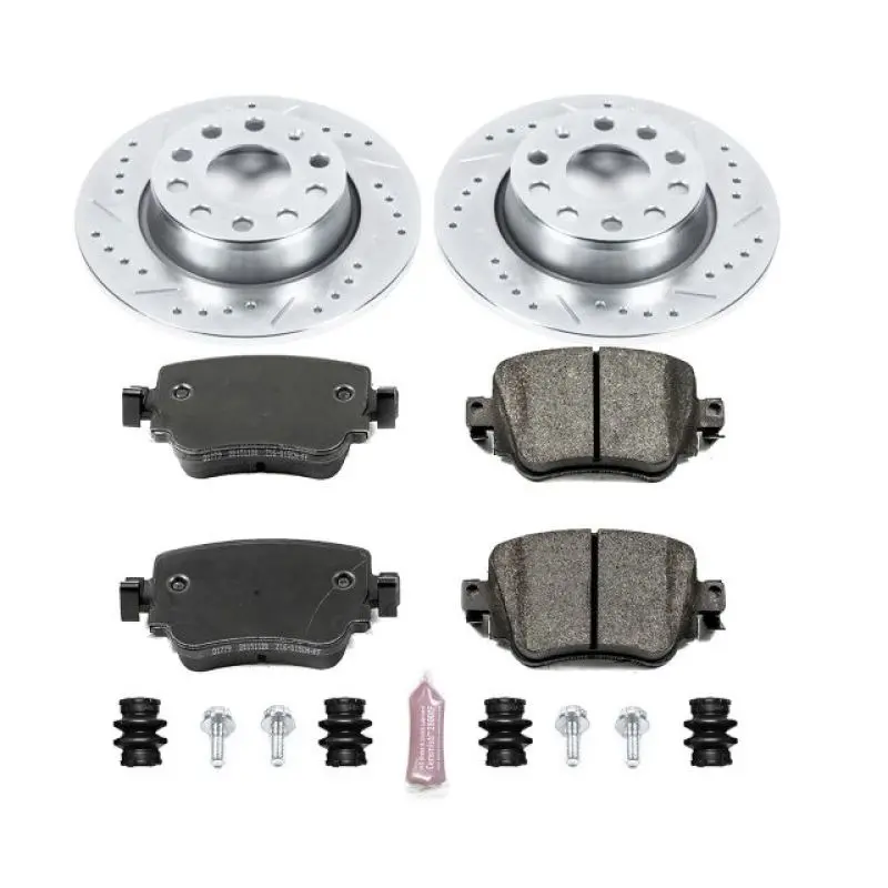 Power Stop 15-18 Volkswagen Golf Rear Z23 Evolution Sport Brake Kit 1