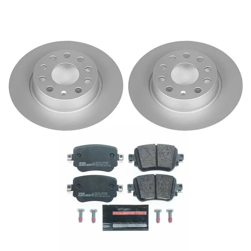 Power Stop 15-18 Volkswagen Gti Rear Euro-Stop Brake Kit 1