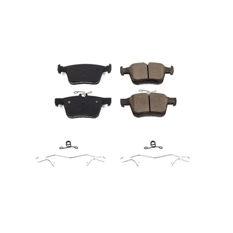 Power Stop 15-19 Audi A3 Rear Z17 Evolution Ceramic Brake Pads W/Hardware 1