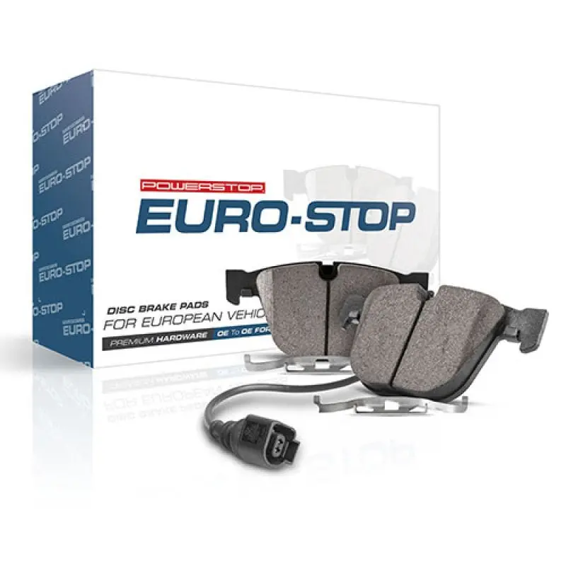 Power Stop 15-19 Volkswagen E-Golf Euro-Stop Ece-R90 Rear Brake Pads 1