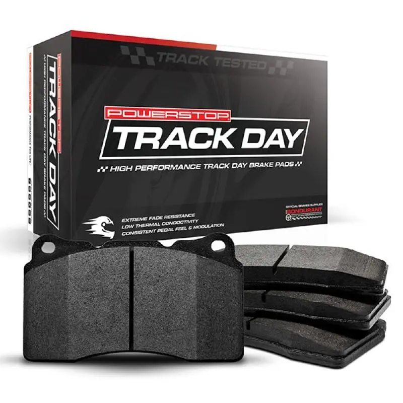 Power Stop 17-21 Honda Civic Front Track Day Brake Pad 1
