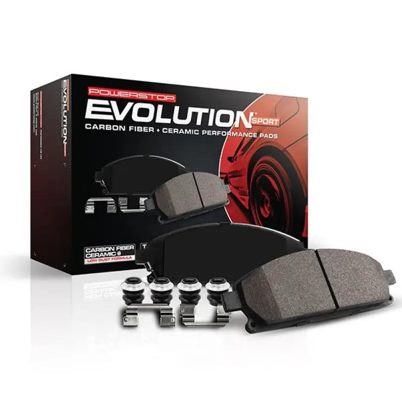 Power Stop 17-21 Honda Civic Front Z23 Evo Sport Brake Pads W/Hardware 1