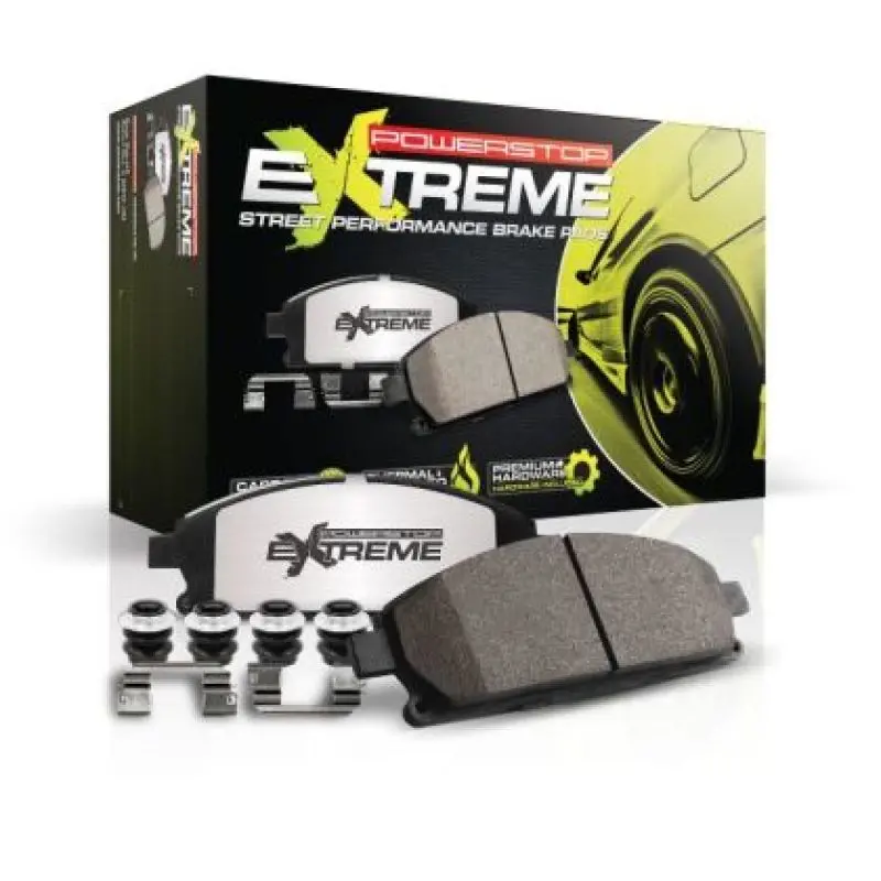 Power Stop 17-21 Honda Civic Front Z26 Street Brake Pads W/Hardware 1