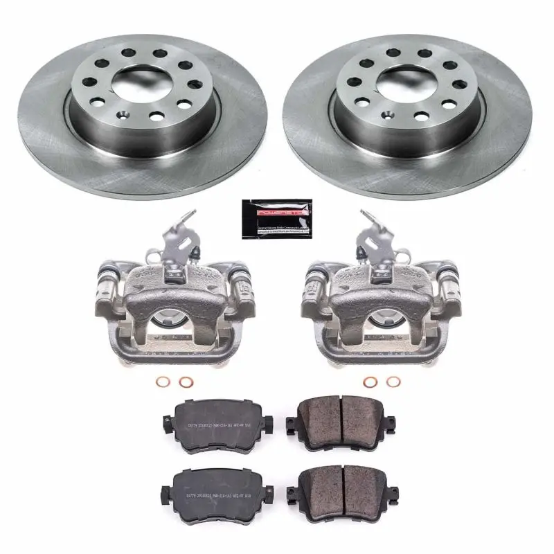 Power Stop 18-15 Volkswagen Gti Rear Autospecialty Brake Kit W/Calipers 1