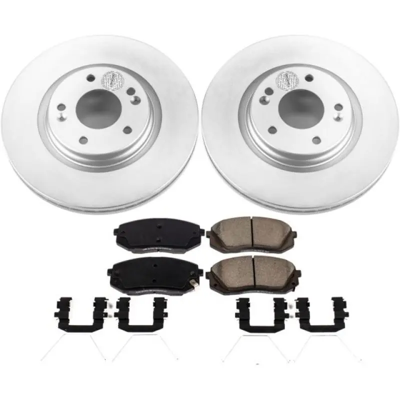 Power Stop 18-19 Hyundai Kona Front Z17 Evolution Geomet Coated Brake Kit 1