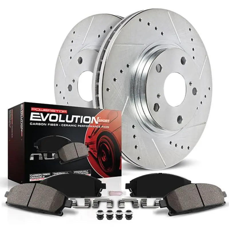 Power Stop 19-21 Kia Forte Front Z23 Evolution Brake Kit 1