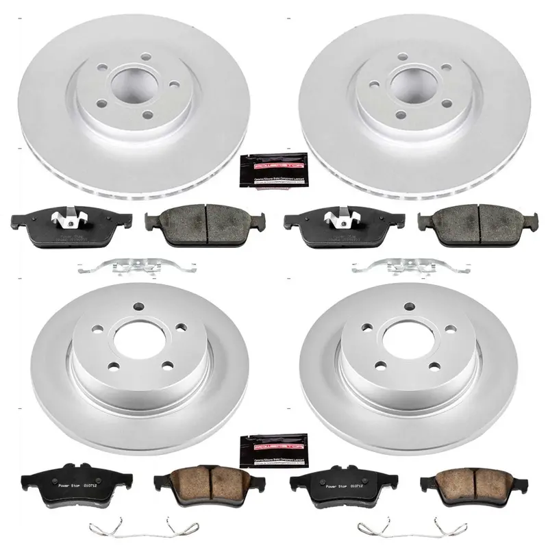 Powerstop Z17 Evolution Geomet Coated Rotor Brake Kit Front And Rear (Focus St 13-14) 1