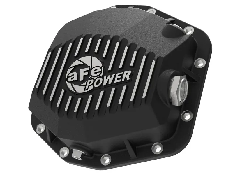 Pro Series Rear Differential Cover Black W/Machined Fins 1