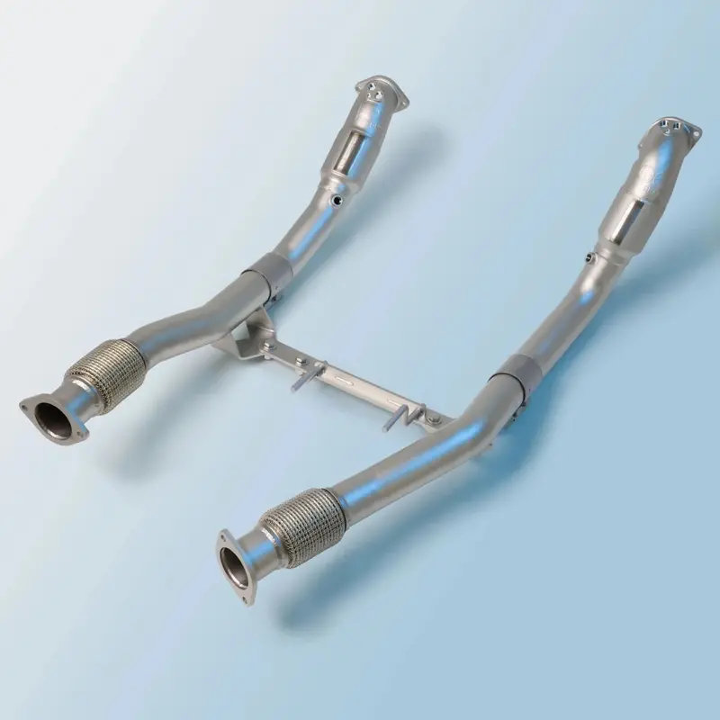 Qkspl™ Ford Bronco Raptor ('22+) Cast Bellmouth Downpipe Gesi 1