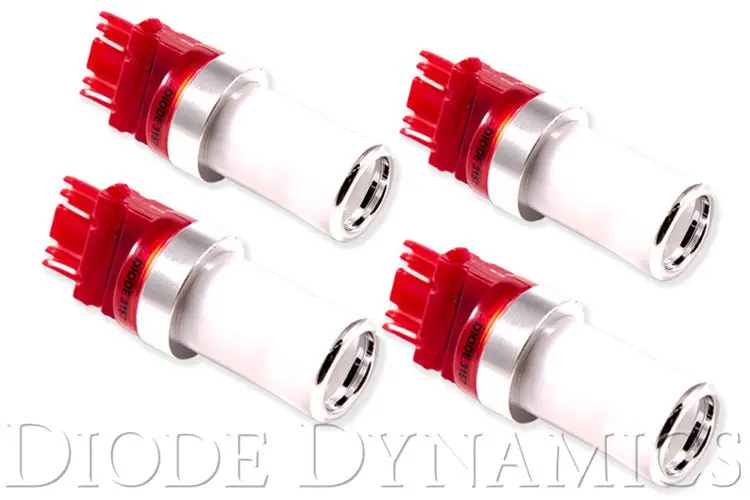 Rear Turn/Tail Light Led For 2007-2013 Gmc Sierra 1500 3157 Led Bulb Hp48 Led Red Set Of 4 Diode Dynamics 1