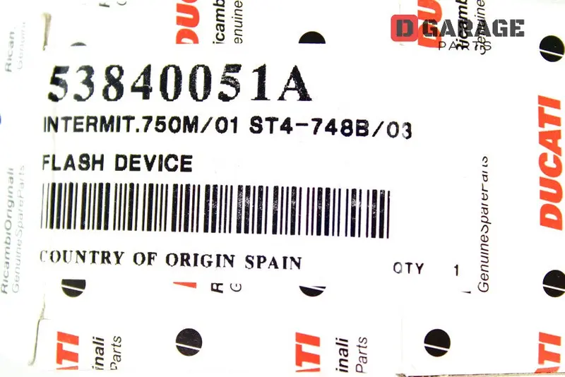 Relè Intermittenza Originale Ducati Cod. 53840051A 2