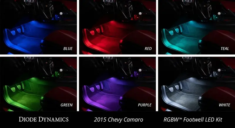 Rgbw Multicolor Footwell Led Kit 1