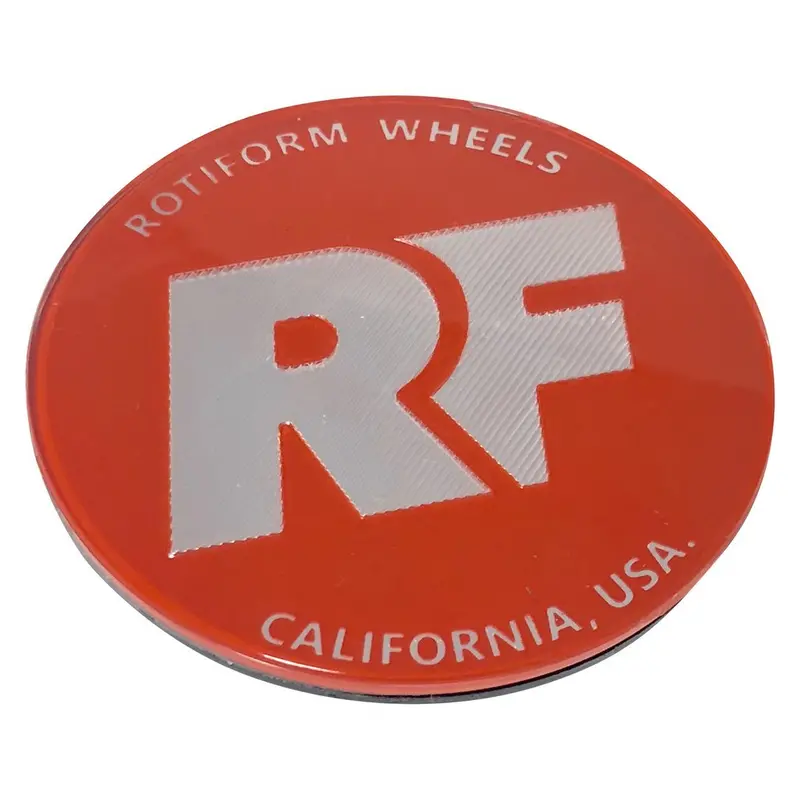 Rotiform Rf Lens - Red With Chrome Foil Logo 1