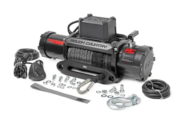 Rough Country 12000-Lb Pro Series Winch(Synthetic Rope) 1