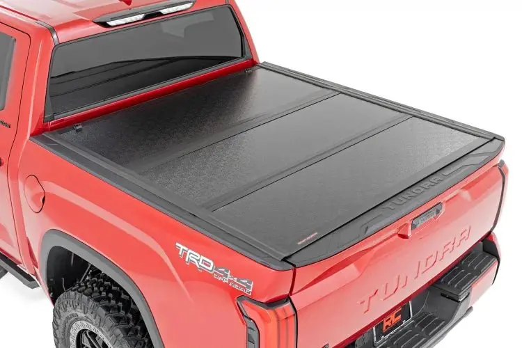 Rough Country Hard Low Profile Bed Cover 5.5 Ft | Cargo Mgmt | Toyota Tundra (2022) 1