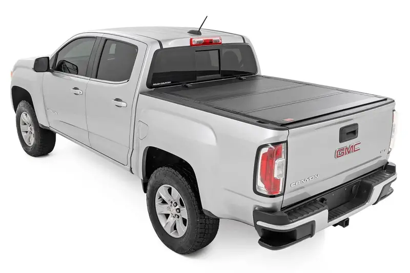 Rough Country Hard Tri-Fold Flip Up Bed Cover Chevy/Gmc Canyon/Colorado (15-24) 1