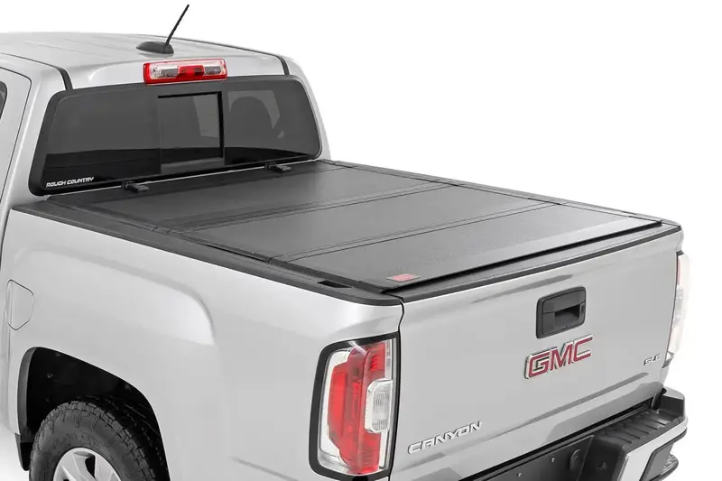 Rough Country Hard Tri-Fold Flip Up Bed Cover Chevy/Gmc Canyon/Colorado (15-24) 2